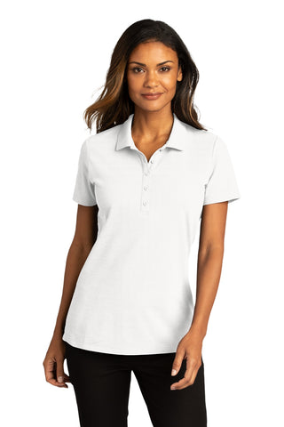 Port Authority Ladies SuperPro React Polo (White)