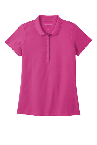 Port Authority Ladies SuperPro React Polo (Wild Berry)