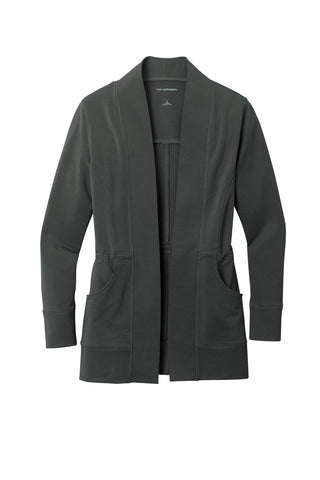 Port Authority Ladies Microterry Cardigan (Charcoal)