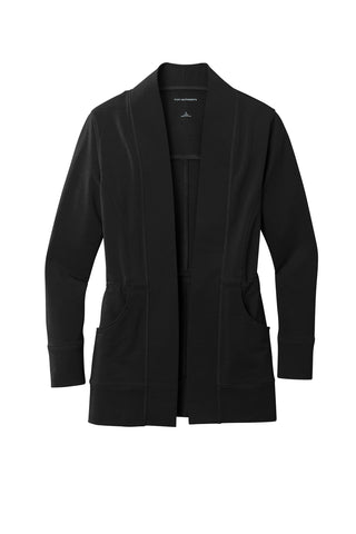 Port Authority Ladies Microterry Cardigan (Deep Black)