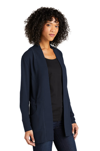 Port Authority Ladies Microterry Cardigan (River Blue Navy)