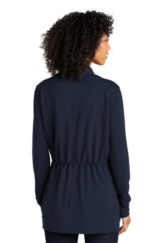 Port Authority Ladies Microterry Cardigan (River Blue Navy)