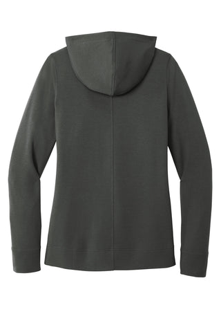 Port Authority Ladies Microterry Pullover Hoodie (Charcoal)