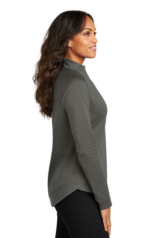 Port Authority Ladies C-FREE Cypress 1/4-Zip (Grey Steel)