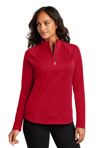 Port Authority Ladies C-FREE Cypress 1/4-Zip (Rich Red)