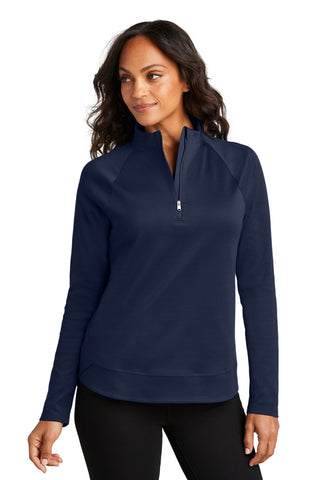 Port Authority Ladies C-FREE Cypress 1/4-Zip (True Navy)