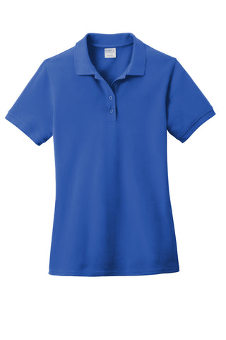 Port & Company Ladies Combed Ring Spun Pique Polo (Royal)