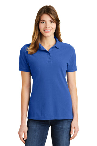 Port & Company Ladies Combed Ring Spun Pique Polo (Royal)