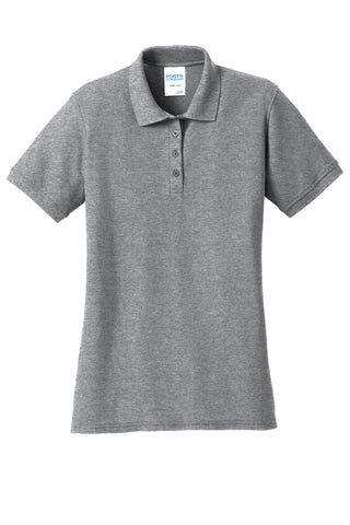 Port & Company Ladies Core Blend Pique Polo (Athletic Heather)