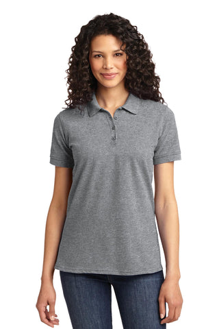 Port & Company Ladies Core Blend Pique Polo (Athletic Heather)