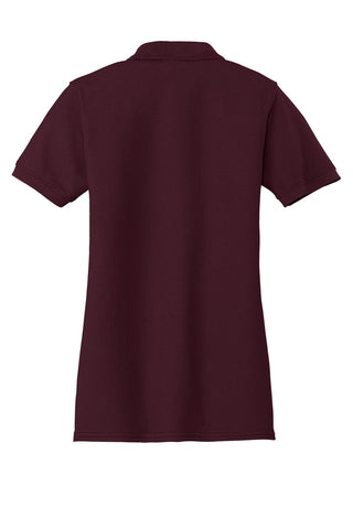 Port & Company Ladies Core Blend Pique Polo (Athletic Maroon)