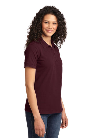 Port & Company Ladies Core Blend Pique Polo (Athletic Maroon)