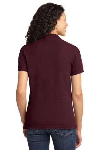 Port & Company Ladies Core Blend Pique Polo (Athletic Maroon)