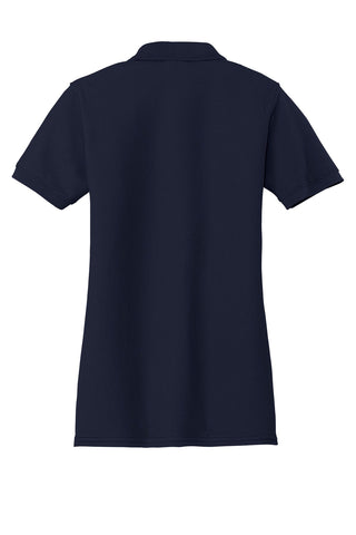 Port & Company Ladies Core Blend Pique Polo (Deep Navy)