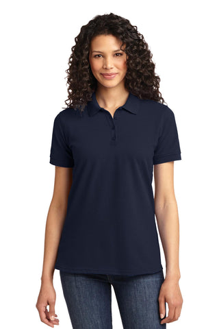 Port & Company Ladies Core Blend Pique Polo (Deep Navy)