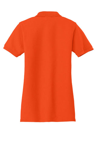 Port & Company Ladies Core Blend Pique Polo (Orange)