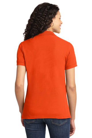 Port & Company Ladies Core Blend Pique Polo (Orange)