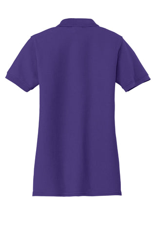 Port & Company Ladies Core Blend Pique Polo (Purple)