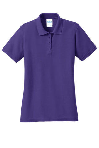 Port & Company Ladies Core Blend Pique Polo (Purple)