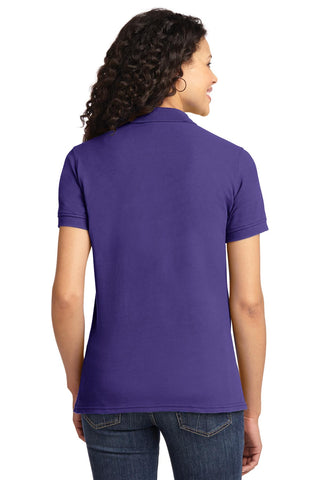 Port & Company Ladies Core Blend Pique Polo (Purple)