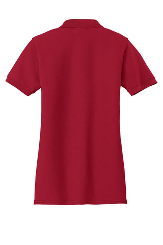 Port & Company Ladies Core Blend Pique Polo (Red)