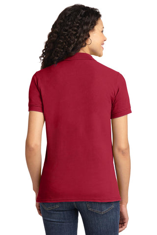 Port & Company Ladies Core Blend Pique Polo (Red)