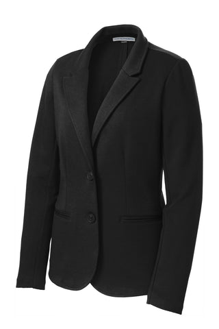 Port Authority Ladies Knit Blazer (Black)