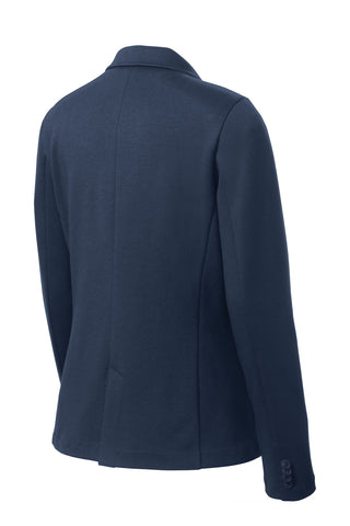 Port Authority Ladies Knit Blazer (Deep Navy)