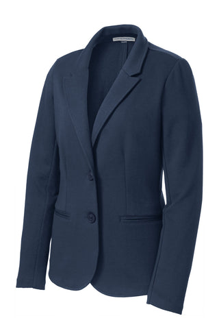 Port Authority Ladies Knit Blazer (Deep Navy)