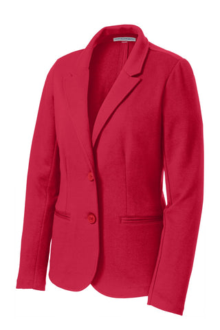 Port Authority Ladies Knit Blazer (Rich Red)