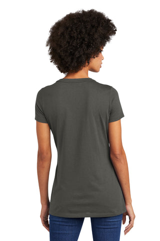 New Era Ladies Heritage Blend V-Neck Tee (Graphite)