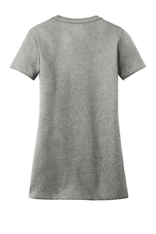 New Era Ladies Heritage Blend V-Neck Tee (Light Graphite Twist)