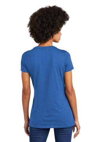 New Era Ladies Heritage Blend V-Neck Tee (Royal)