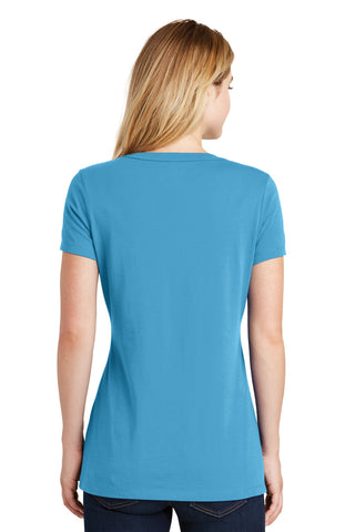 New Era Ladies Heritage Blend V-Neck Tee (Sky Blue)