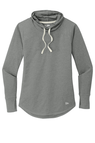 New Era Ladies Sueded Cotton Blend Cowl Tee (Shadow Grey Heather)