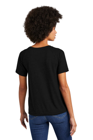 New Era Ladies Tri-Blend Performance Cinch Tee (Black Solid)