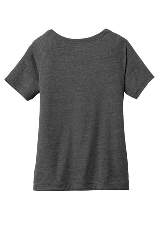 New Era Ladies Tri-Blend Performance Cinch Tee (Dark Graphite)