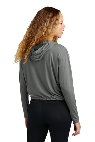 New Era Ladies Power Long Sleeve Hoodie (Shadow Grey Heather)