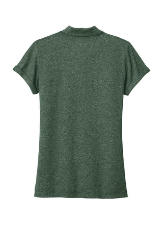 New Era Ladies Slub Twist Polo (Dark Green Twist)