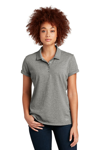 New Era Ladies Slub Twist Polo (Shadow Grey Twist)