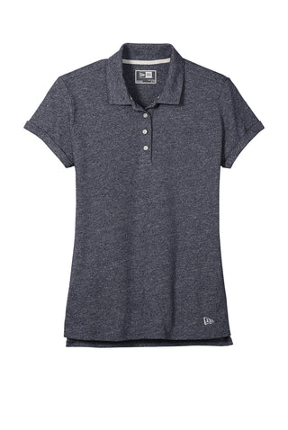 New Era Ladies Slub Twist Polo (True Navy Twist)