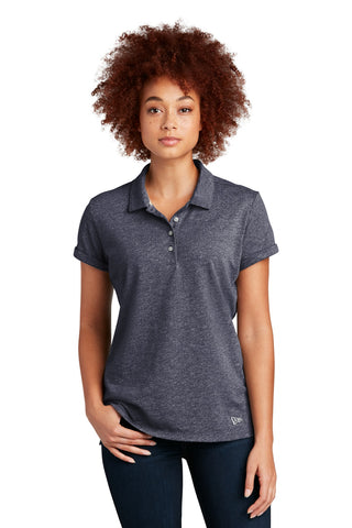 New Era Ladies Slub Twist Polo (True Navy Twist)