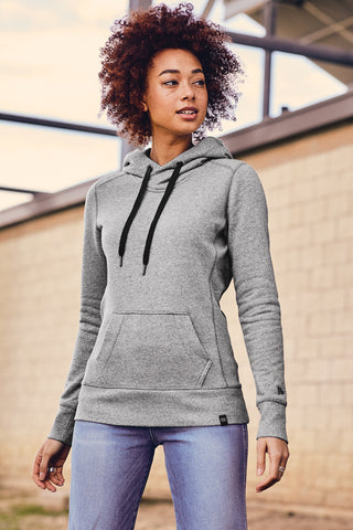 New Era Ladies French Terry Pullover Hoodie (Light Graphite Twist)