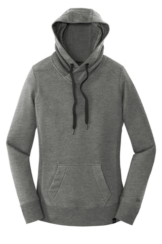 New Era Ladies French Terry Pullover Hoodie (Black Twist)