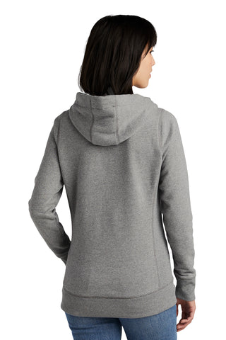 New Era Ladies French Terry Pullover Hoodie (Light Graphite Twist)