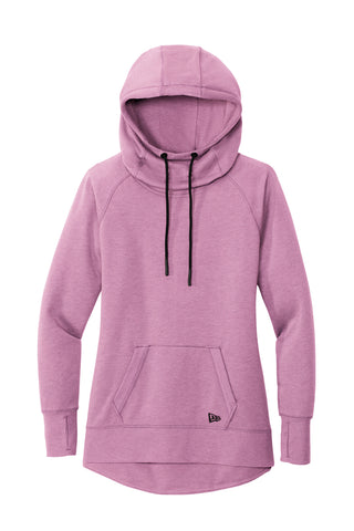 New Era Ladies Tri-Blend Fleece Pullover Hoodie (Lilac Heather)