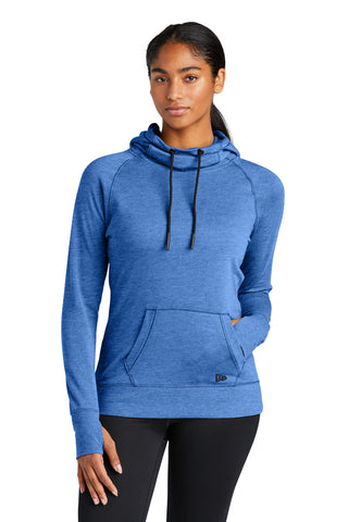 New Era Ladies Tri-Blend Fleece Pullover Hoodie (Royal Heather)