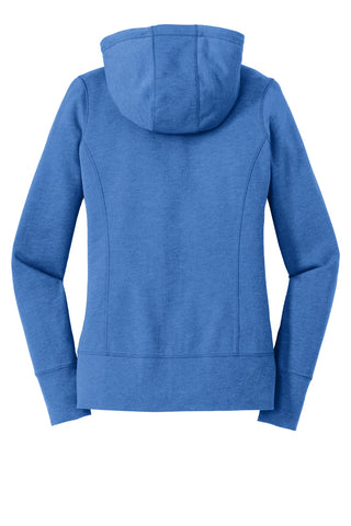 New Era Ladies Tri-Blend Fleece Full-Zip Hoodie (Royal Heather)