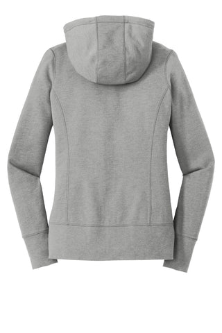 New Era Ladies Tri-Blend Fleece Full-Zip Hoodie (Shadow Grey Heather)