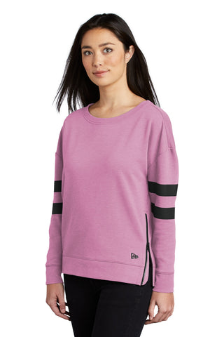 New Era Ladies Tri-Blend Fleece Varsity Crew (Lilac Heather)